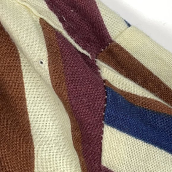 VTG 90s Colorful Stripes L/S Button-Front Shirt - Picture 5 of 6